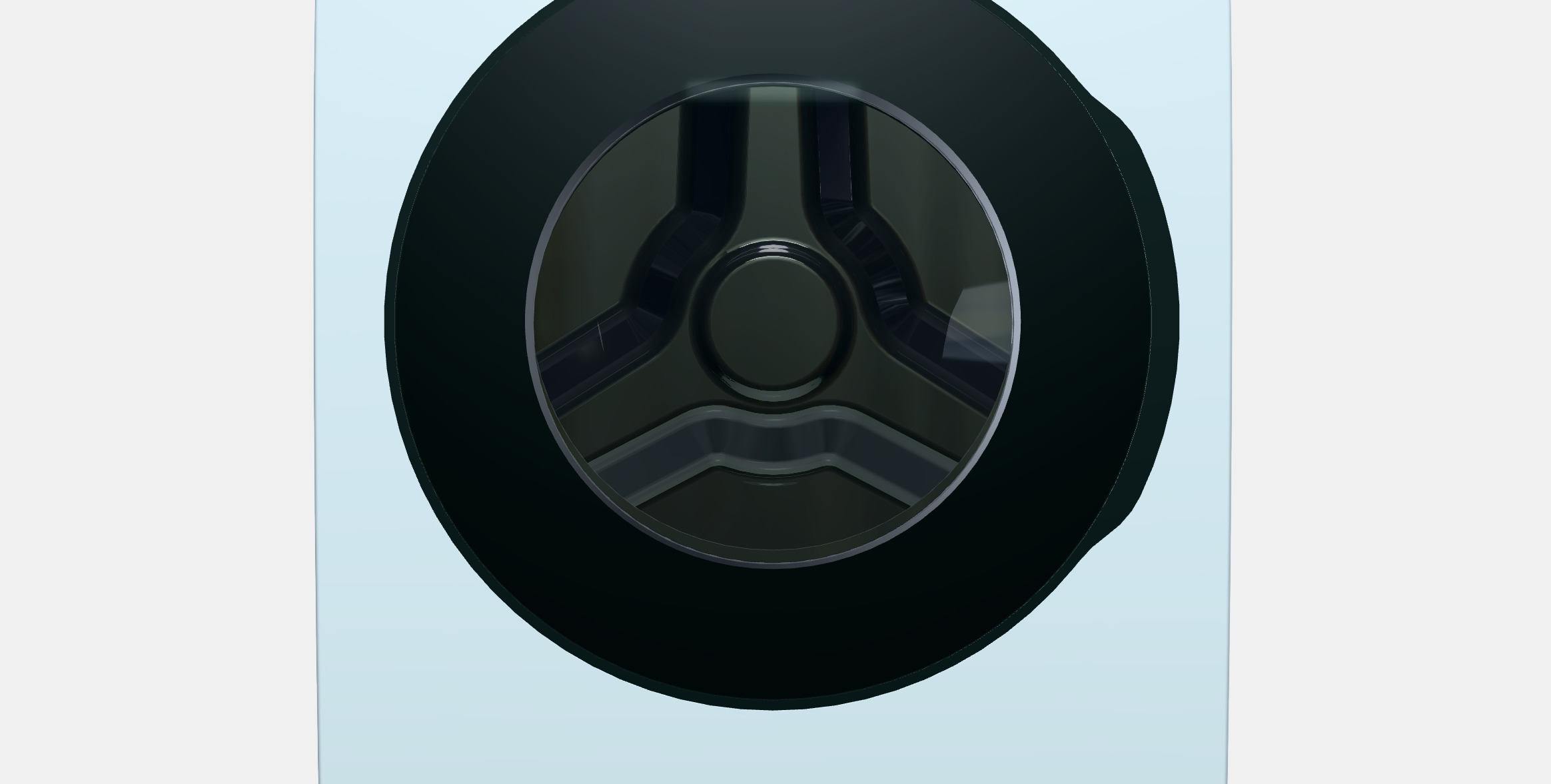 SAMSUNG WW90T534DAE-S7 Low-poly 3D model_11