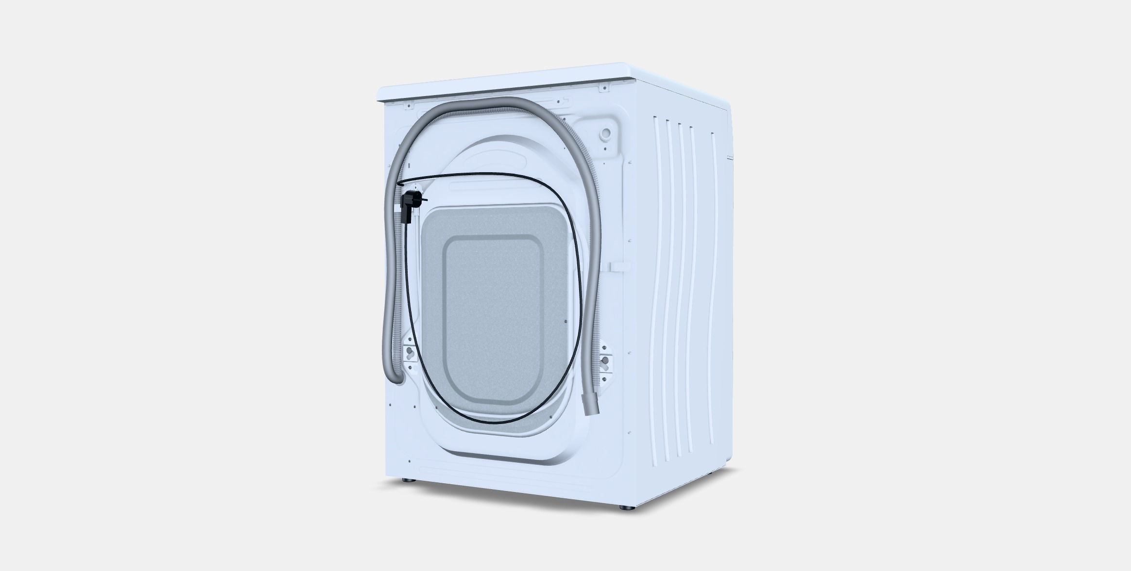 GORENJE WNEI94BS SteamTech Low-poly 3D model_2