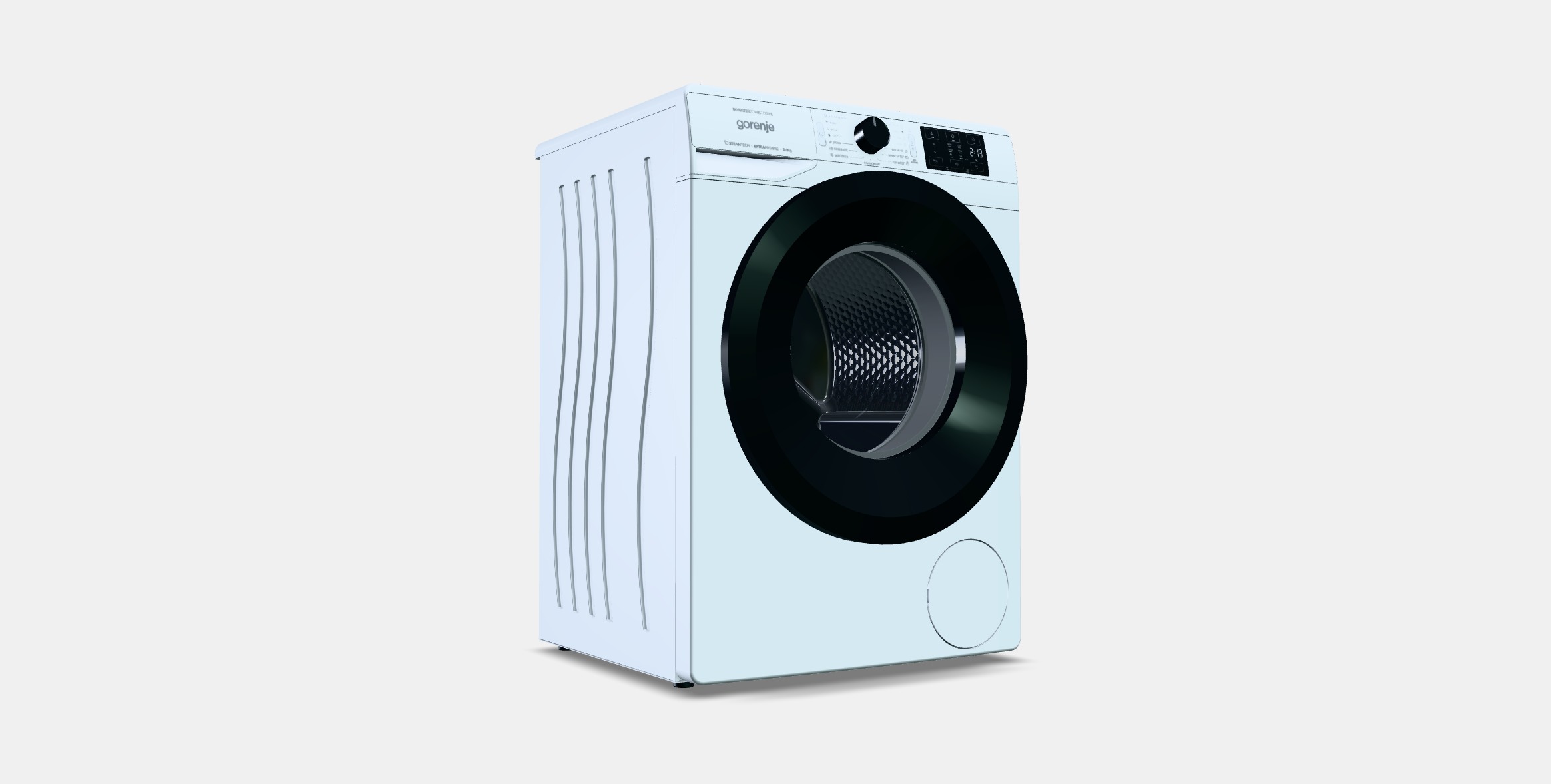 GORENJE WNEI94BS SteamTech Low-poly 3D model_4