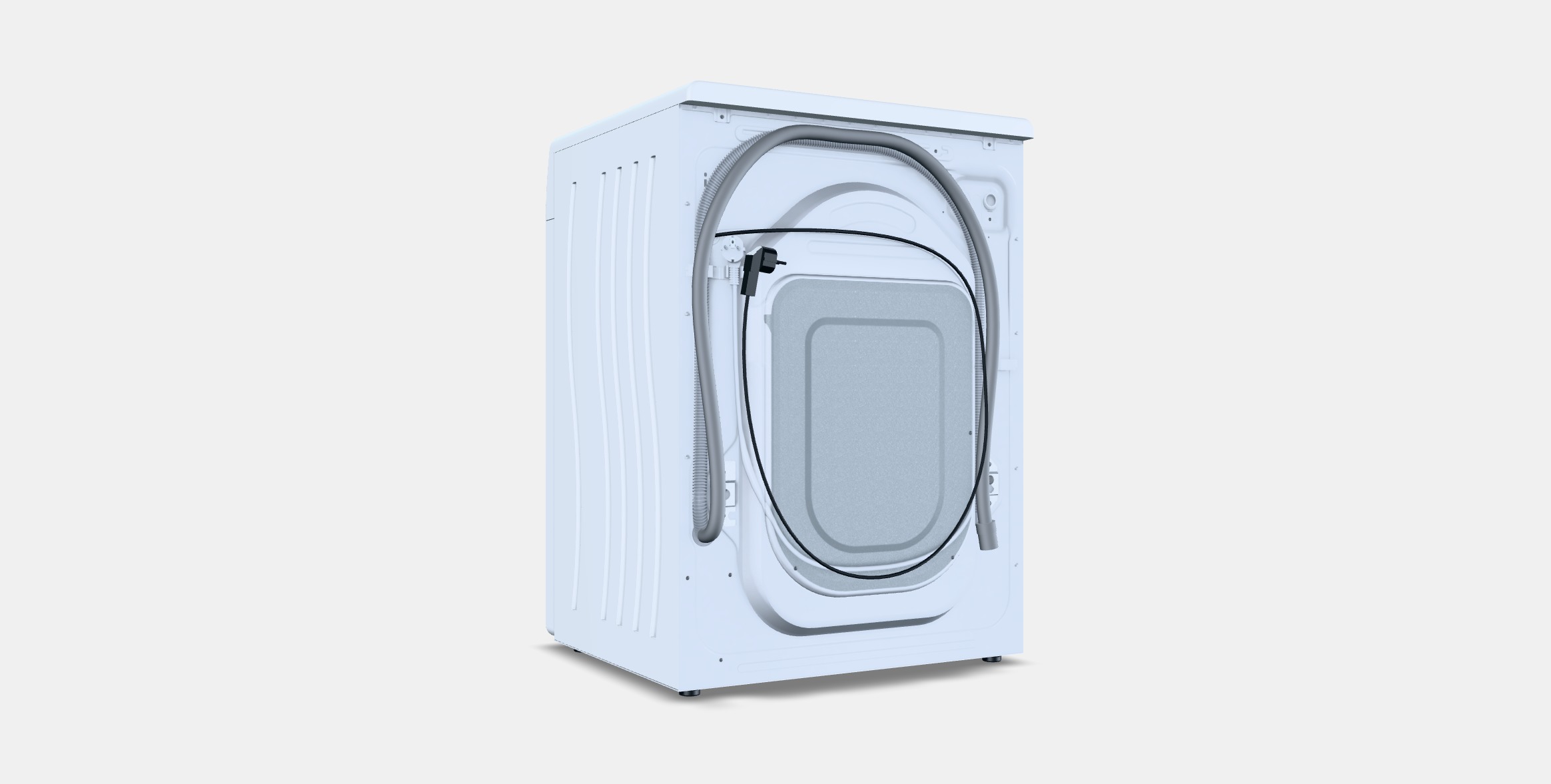 GORENJE WNEI94BS SteamTech Low-poly 3D model_15