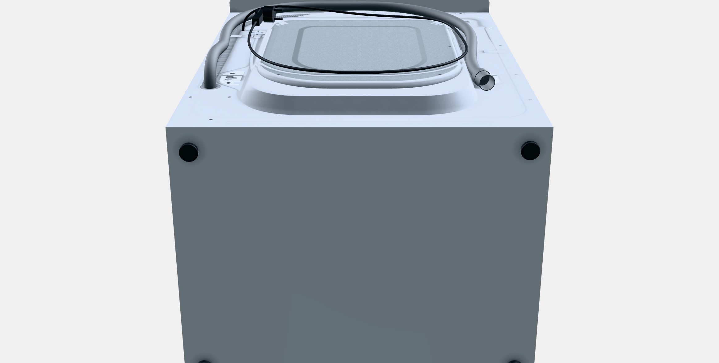 GORENJE WNEI94BS SteamTech Low-poly 3D model_11