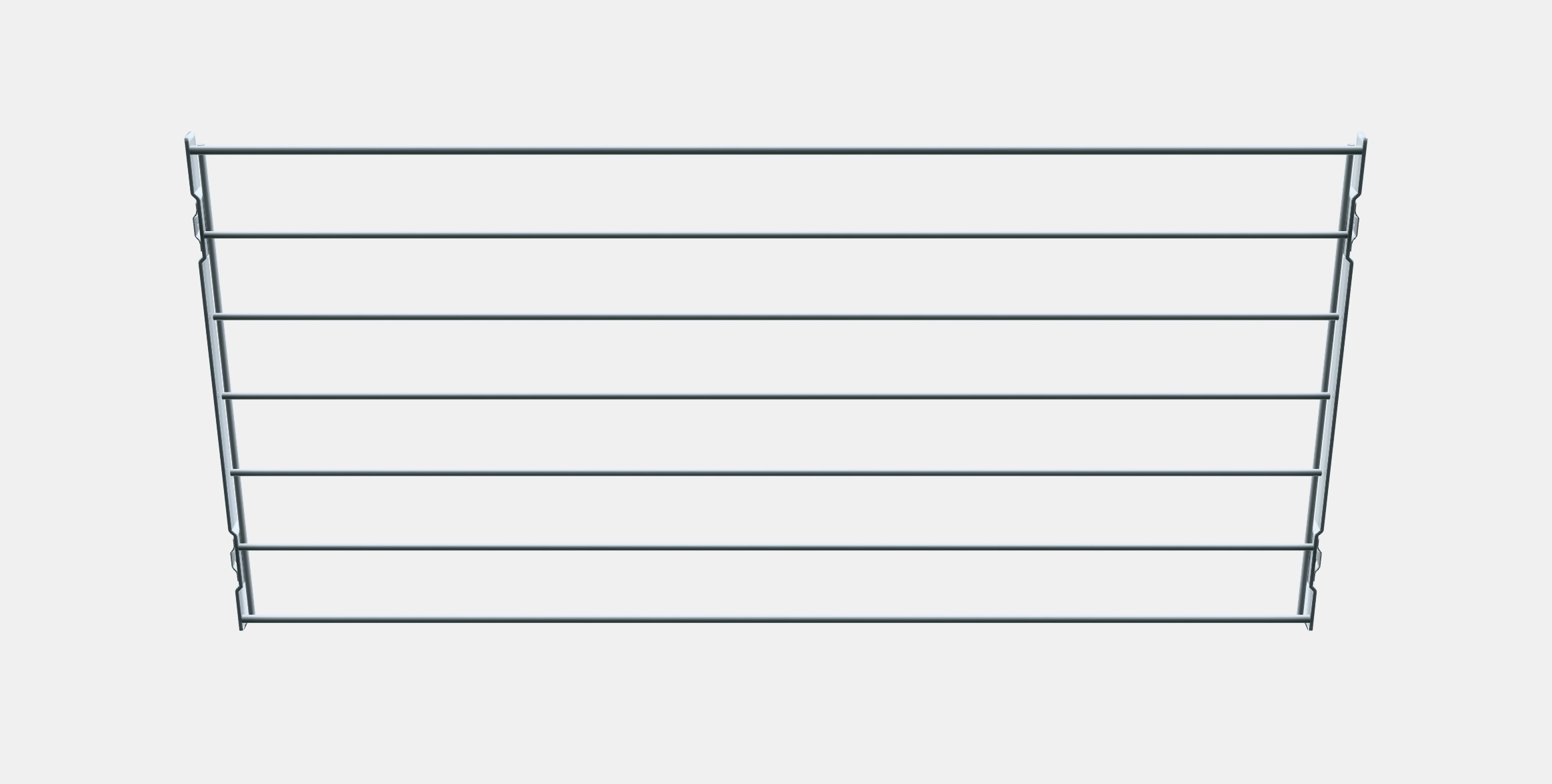 BOAXEL Drying rack Low-poly 3D model_8