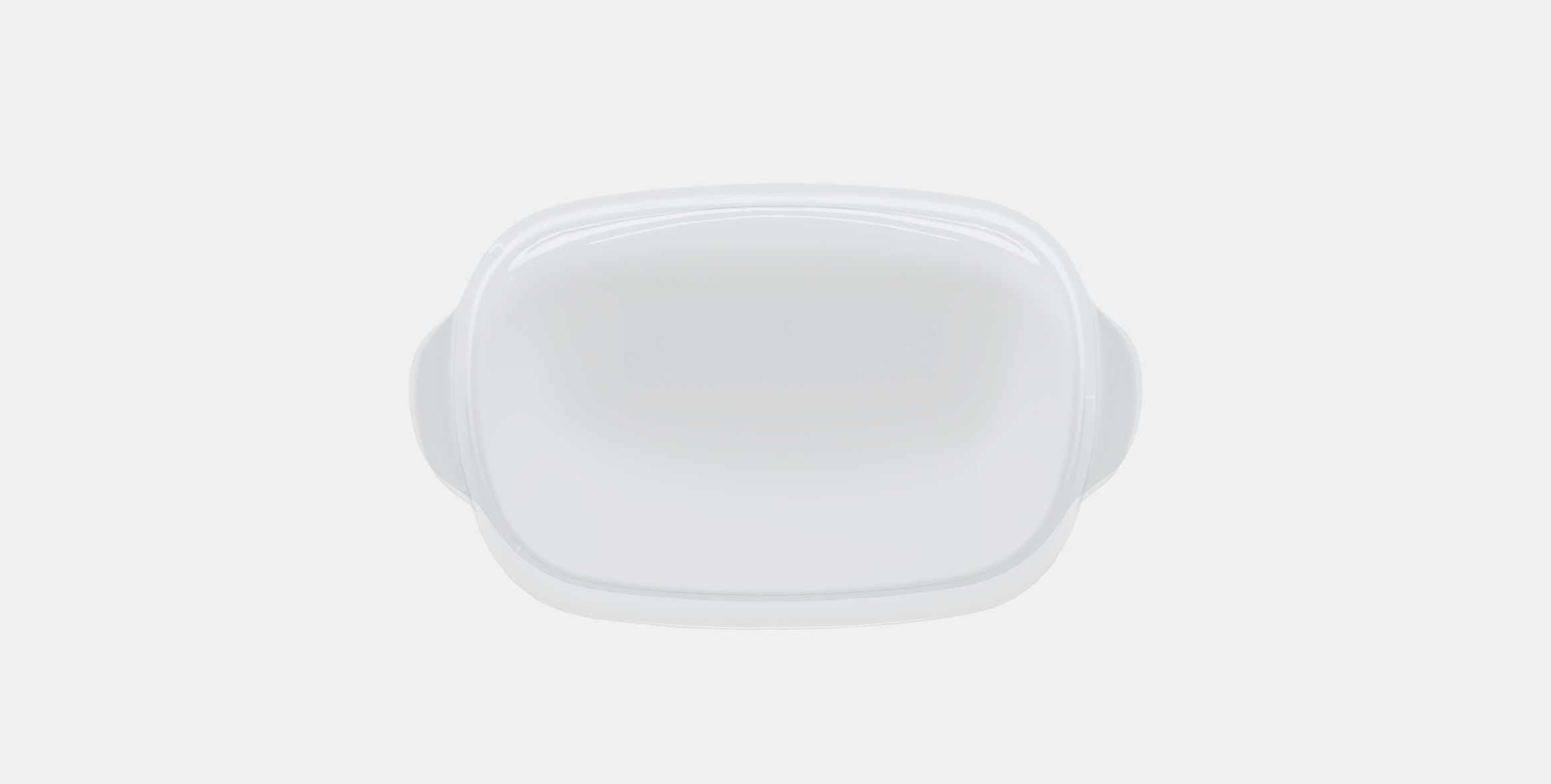BUREN Oven-serving dish with lid Low-poly 3D model_7
