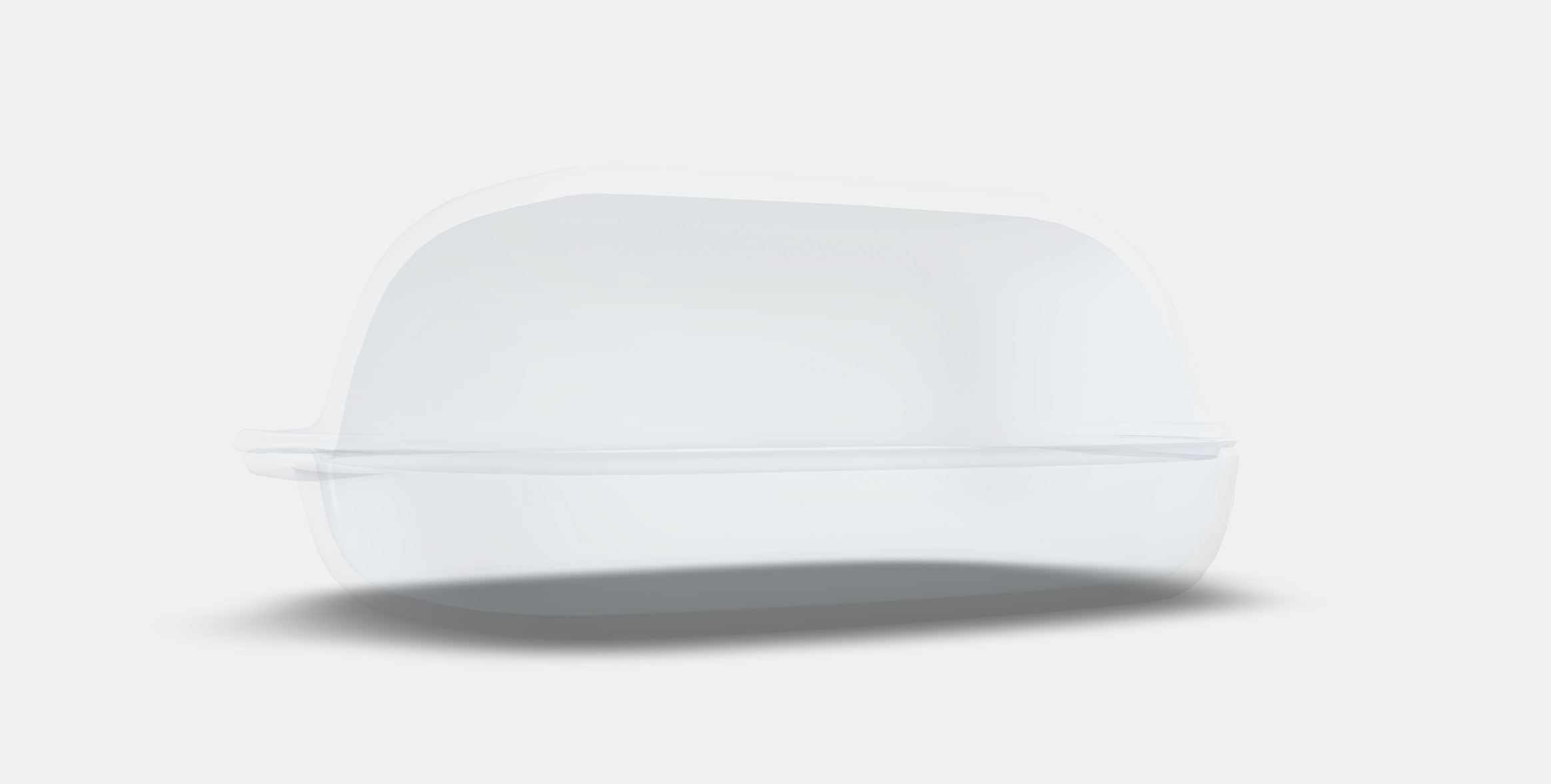 BUREN Oven-serving dish with lid Low-poly 3D model_8