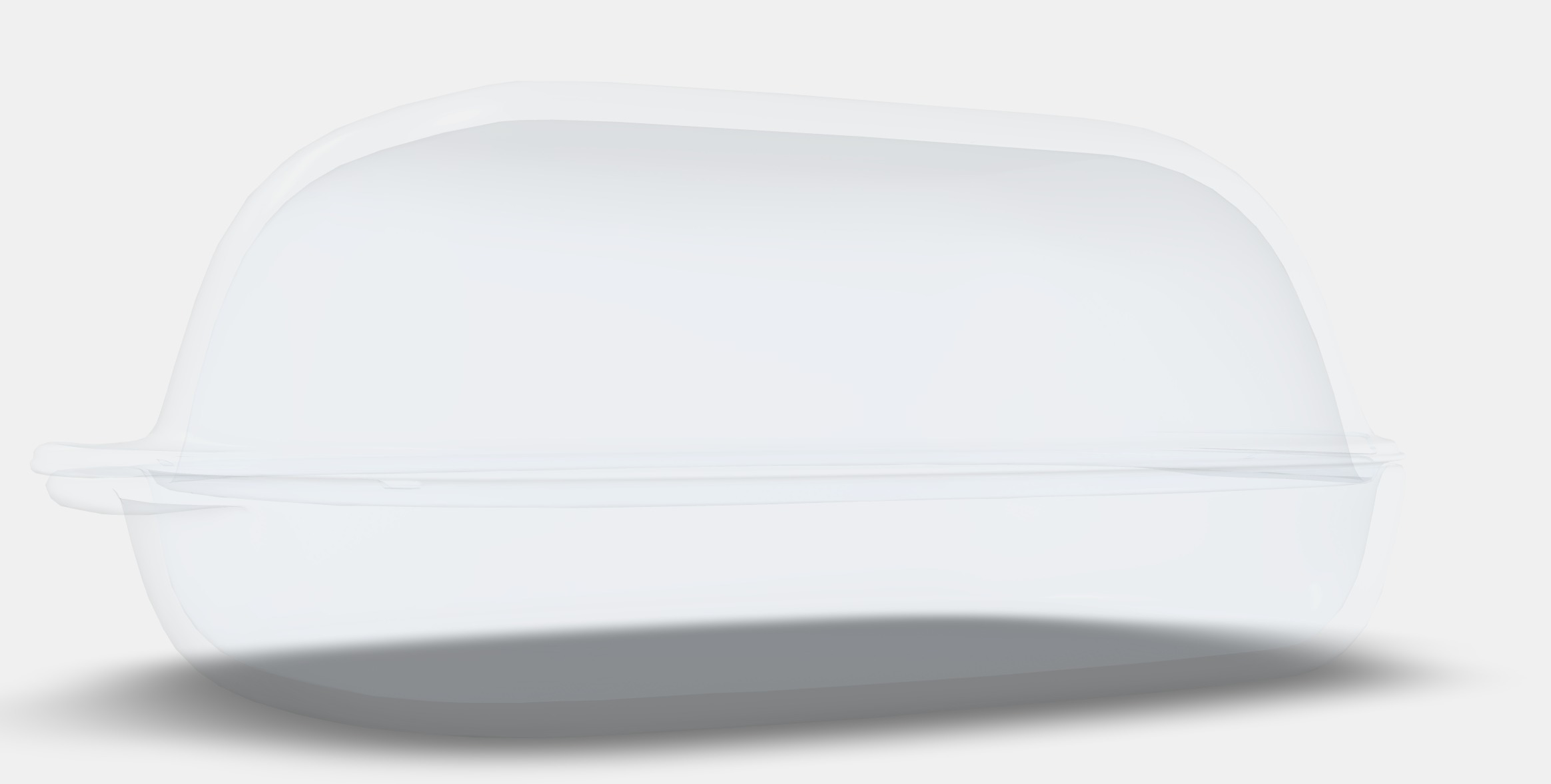 BUREN Oven-serving dish with lid Low-poly 3D model_2