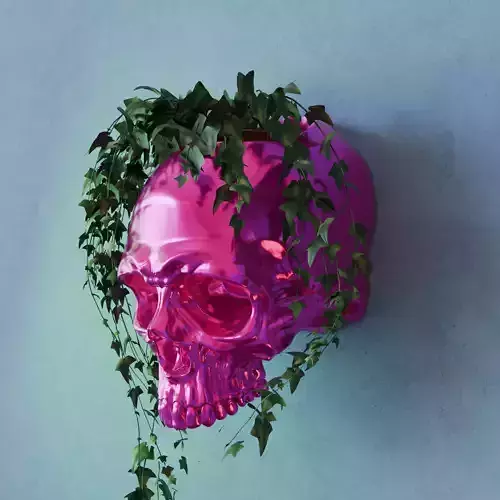 Skull Pot Cover - Halloween Edition