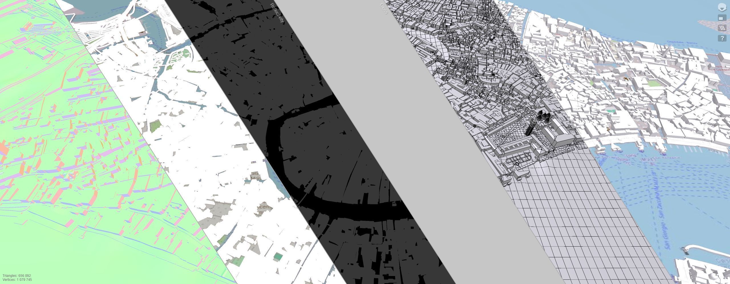 Cityscape Venice Italy 3D model_11