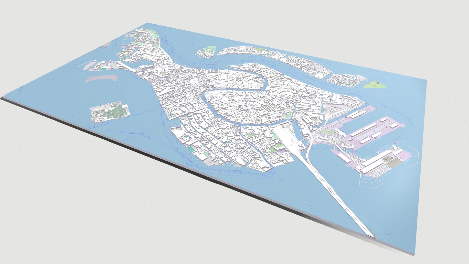 Cityscape Venice Italy 3D model_8