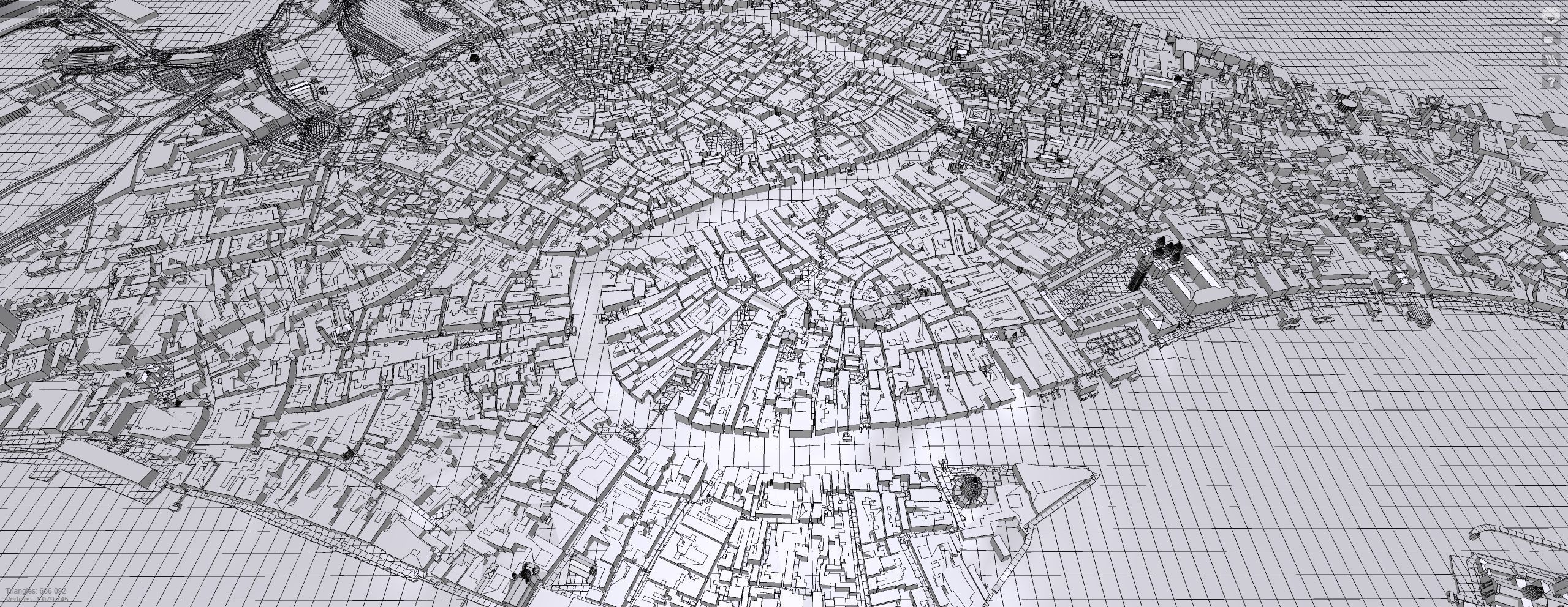 Cityscape Venice Italy 3D model_12