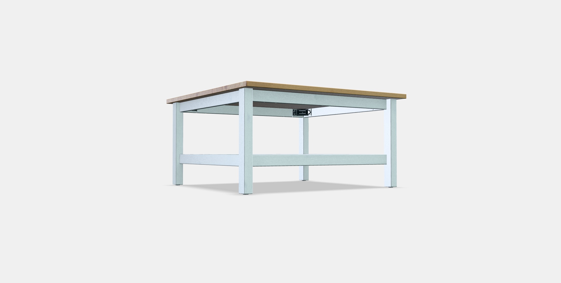 HEMNES Coffee table 1 Low-poly 3D model_2