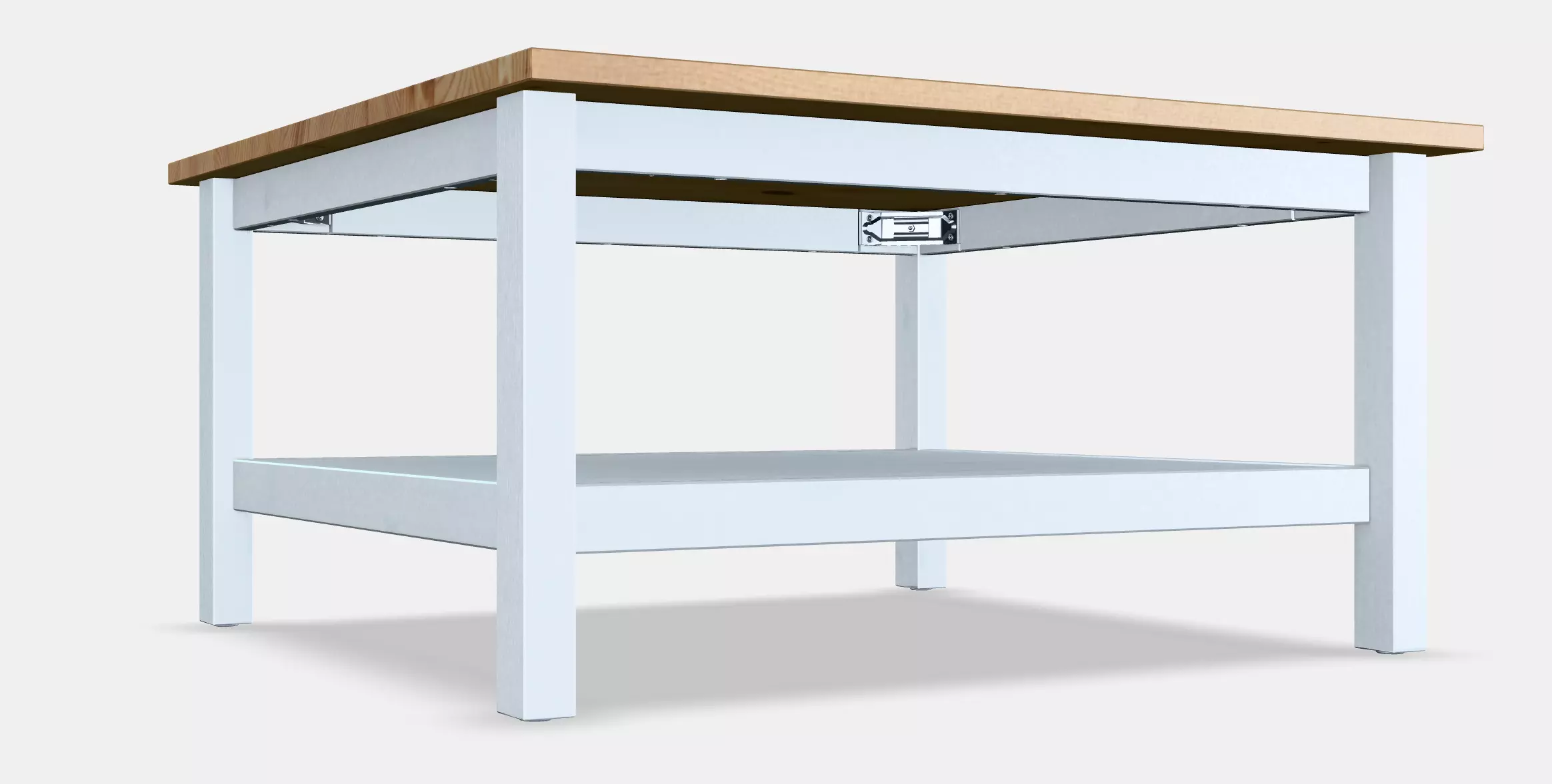 HEMNES Coffee table 1 Low-poly 3D model_0