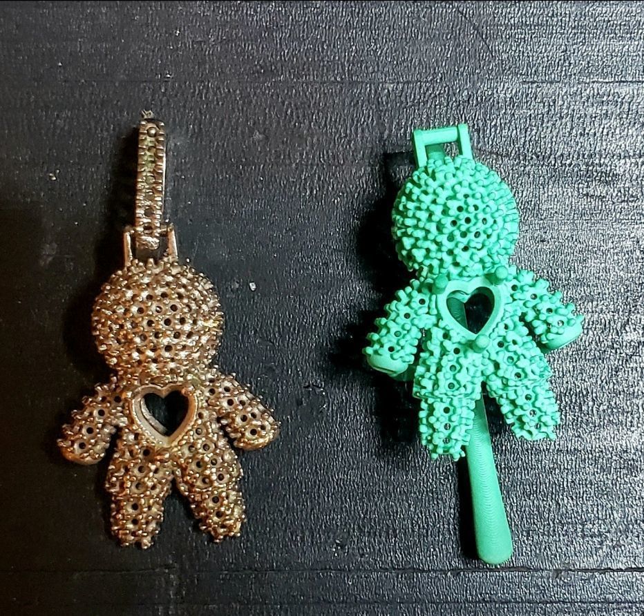 Boy Pendant  3D print model_12