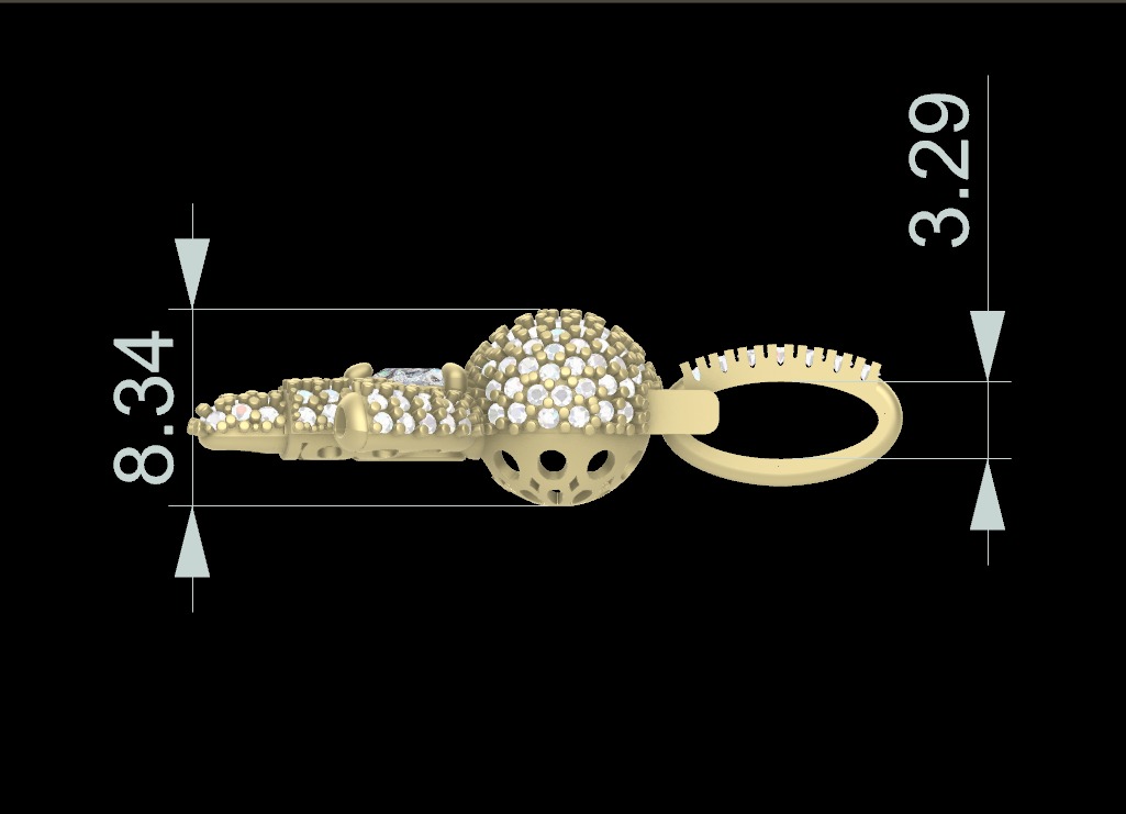 Boy Pendant  3D print model_4