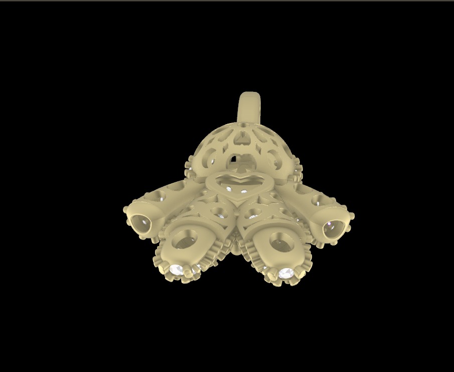 Boy Pendant  3D print model_7