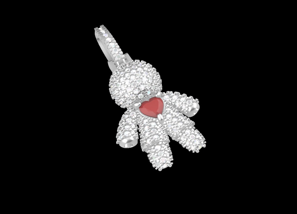 Boy Pendant  3D print model_10