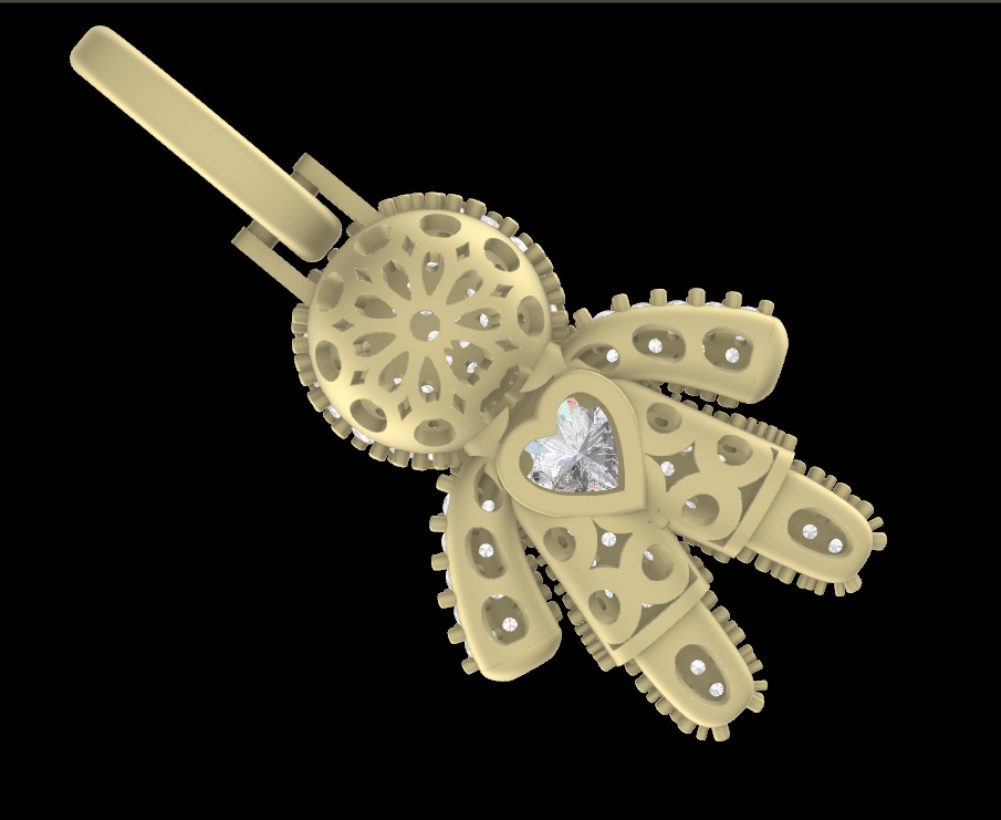 Boy Pendant  3D print model_6