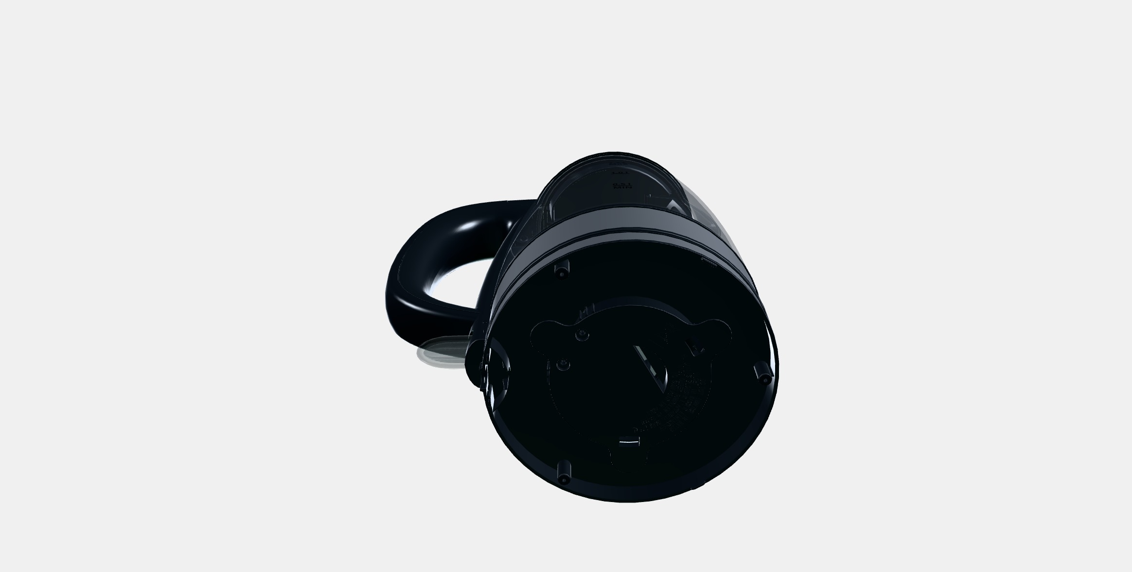 Siguro EK-G210GL Bright Glass Low-poly 3D model_7