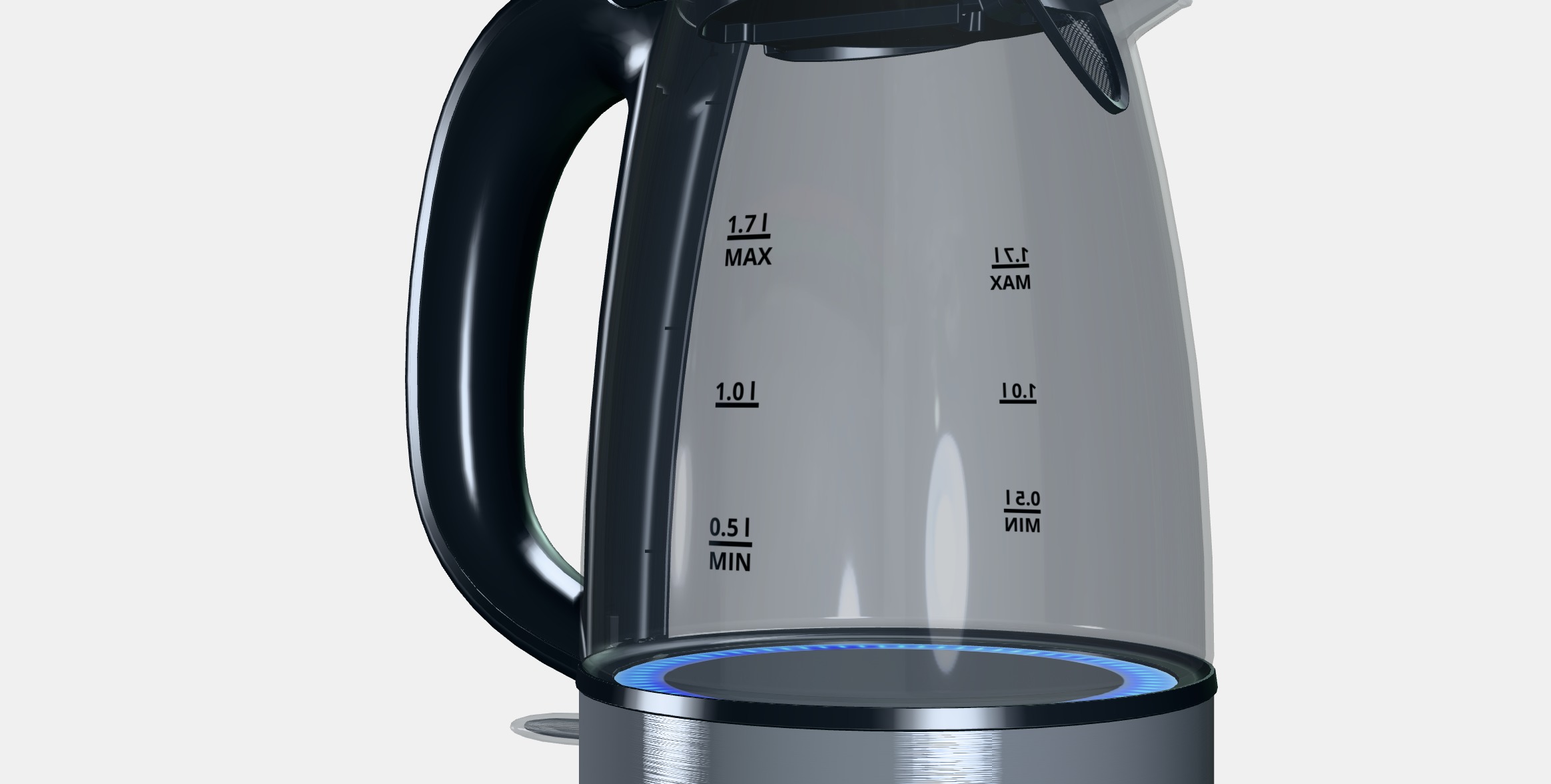 Siguro EK-G210GL Bright Glass Low-poly 3D model_6