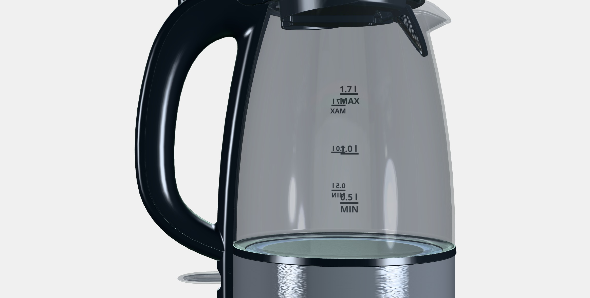 Siguro EK-G210GL Bright Glass Low-poly 3D model_15