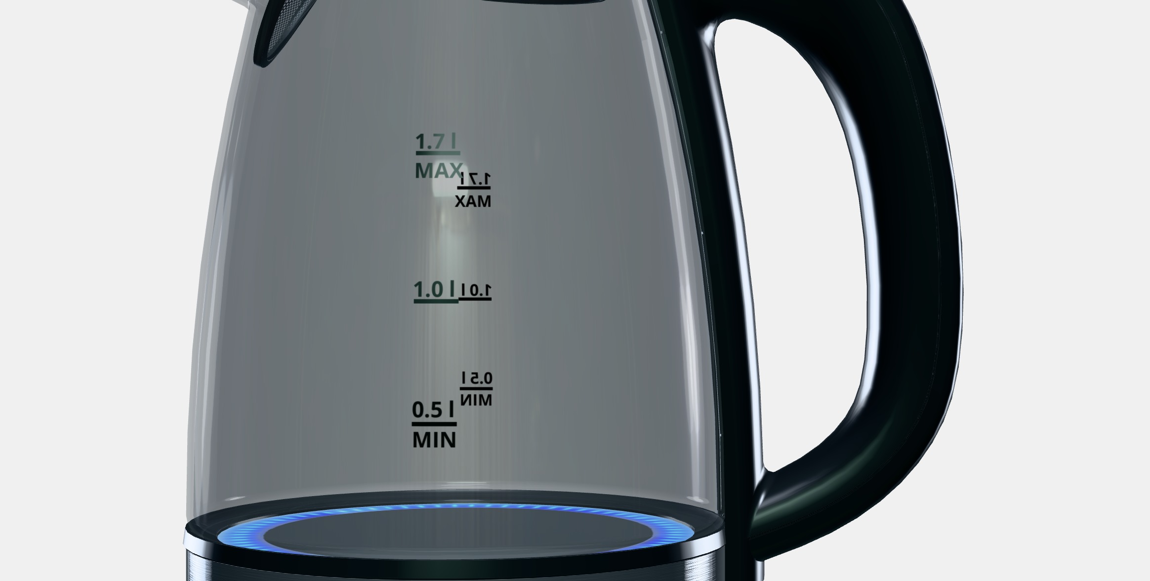 Siguro EK-G210GL Bright Glass Low-poly 3D model_11