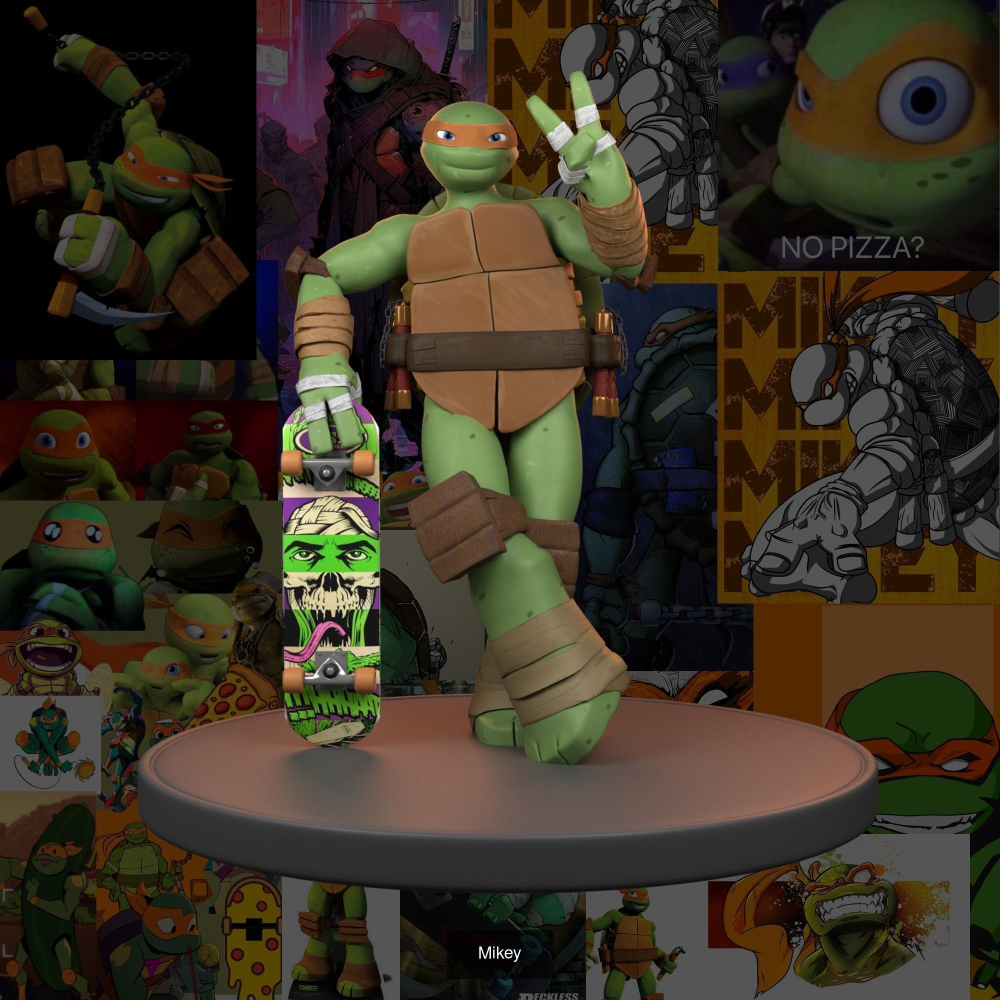 Teenage Mutant Ninja Turtles 3D Model Collection_9