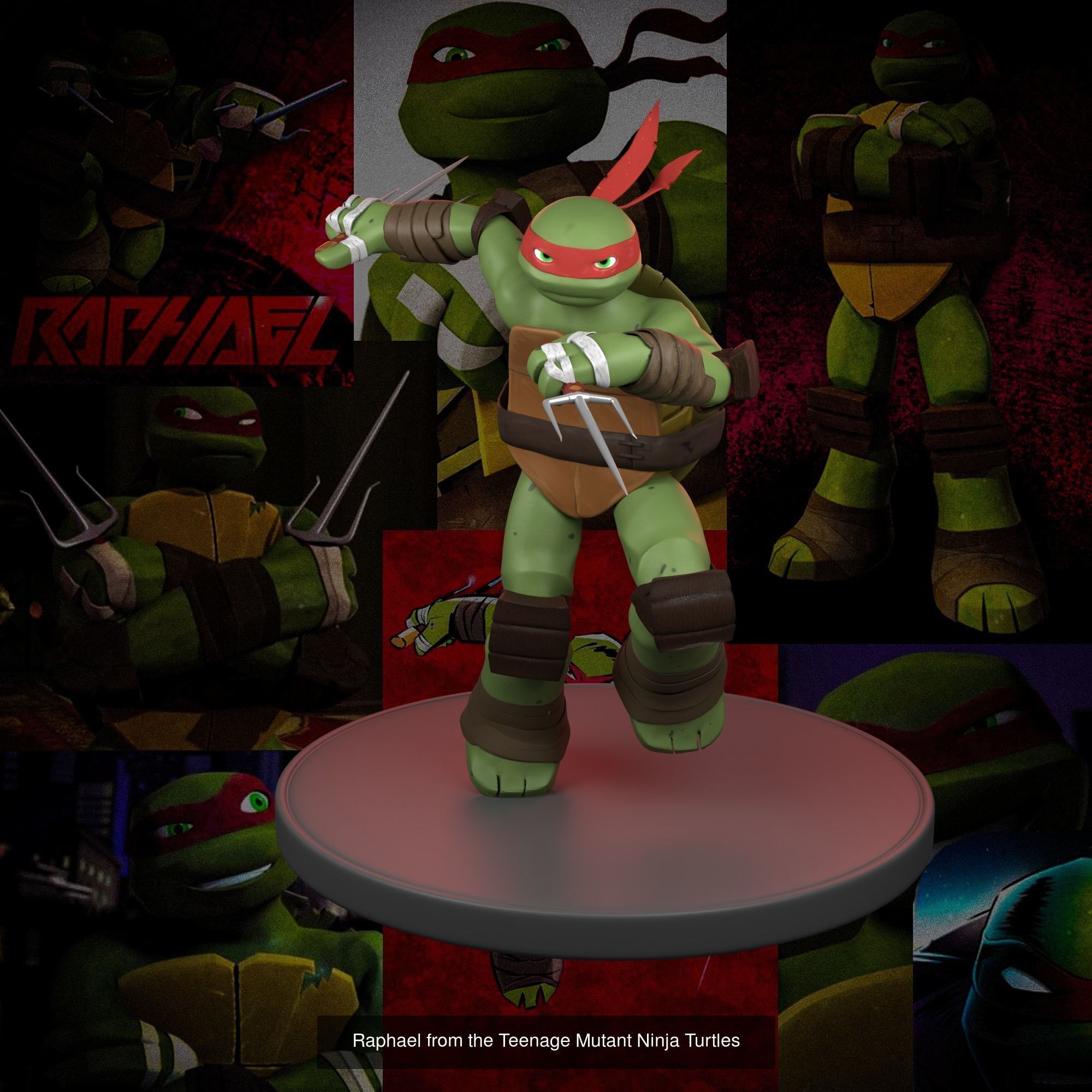 Teenage Mutant Ninja Turtles 3D Model Collection_7