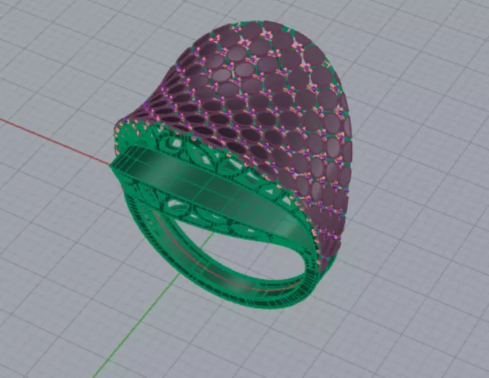 gold ring 3D print model_0