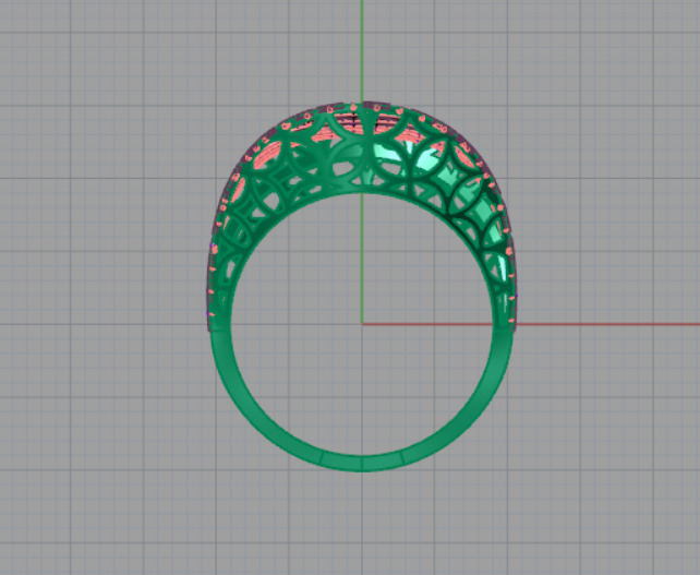 gold ring 3D print model_8
