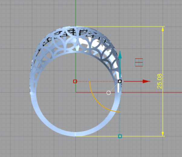 gold ring 3D print model_4