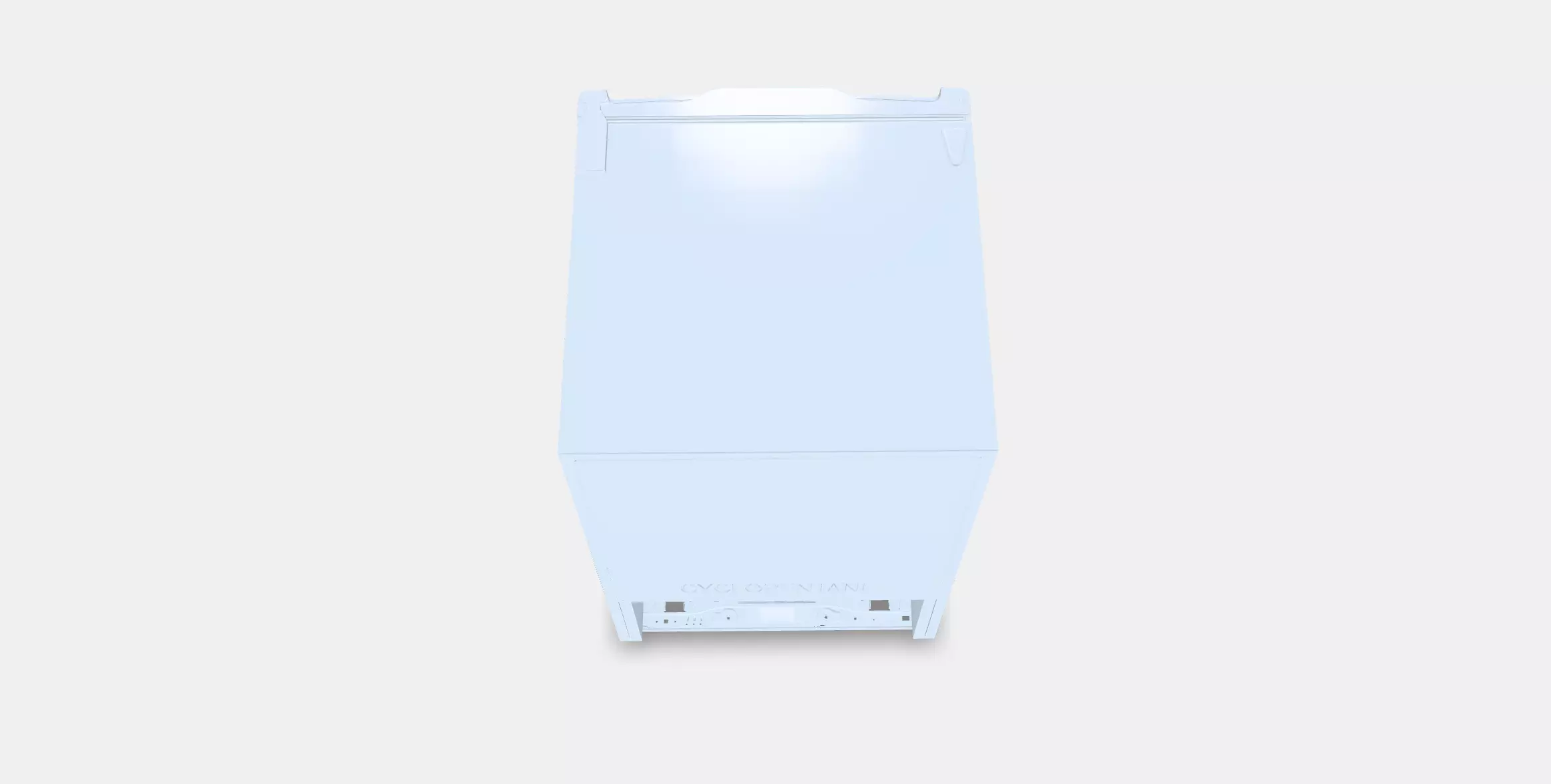 LAGAN Fridge with freezer compartment Low-poly 3D model_0