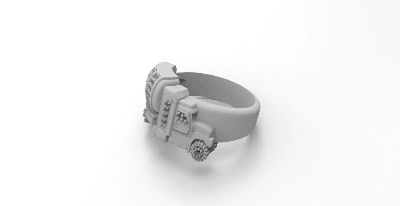 anillo camion  3D print model_0