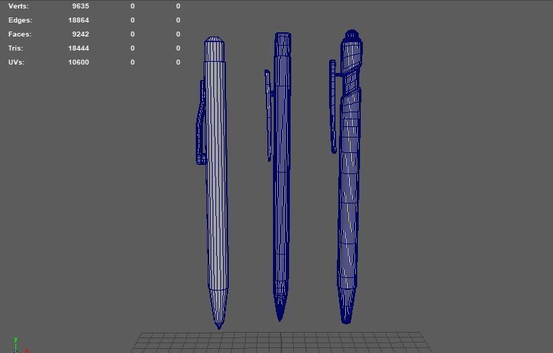 Ball Pen  3D model_12