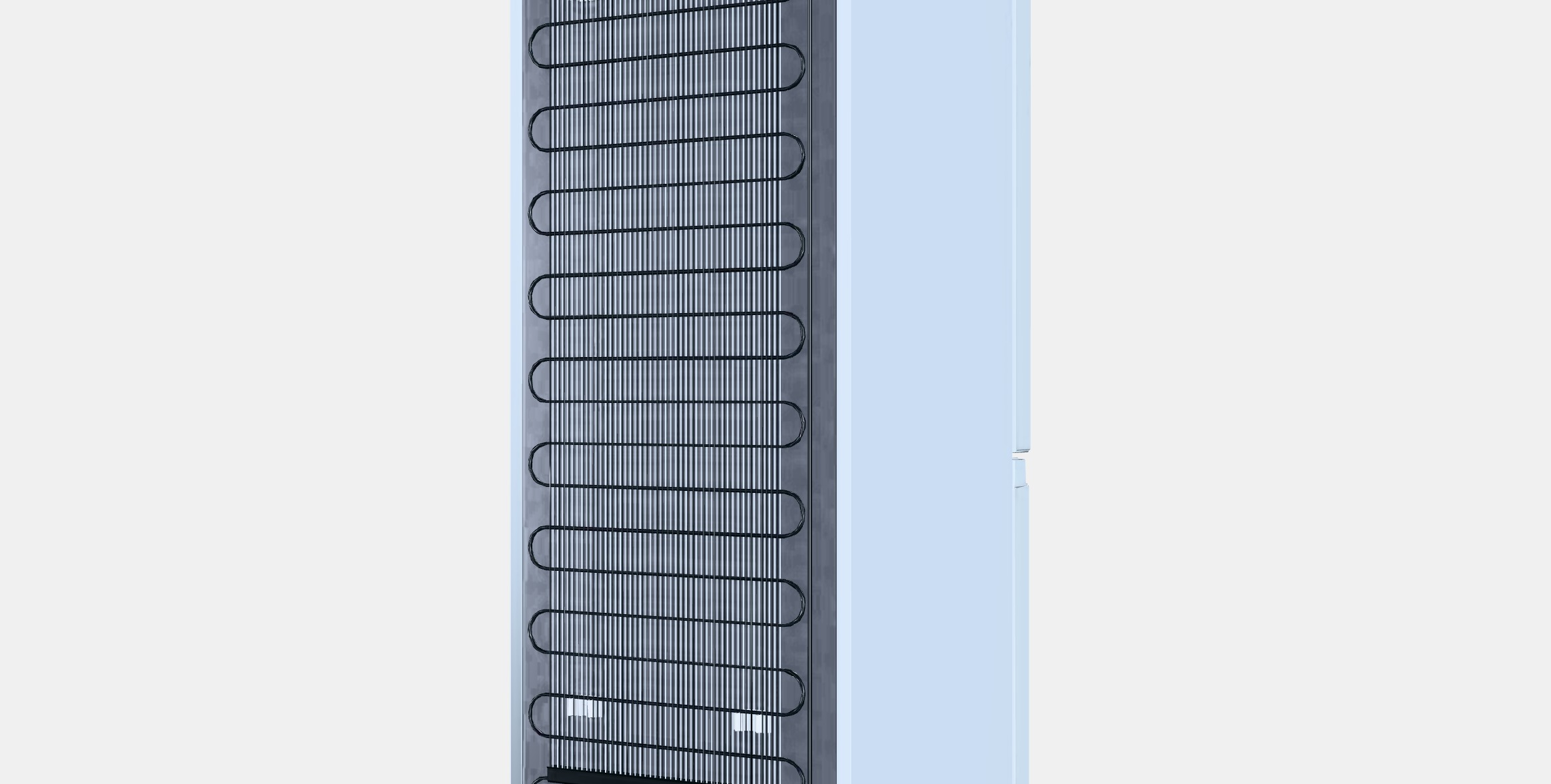 LAGAN Fridge-freezer Low-poly 3D model_8