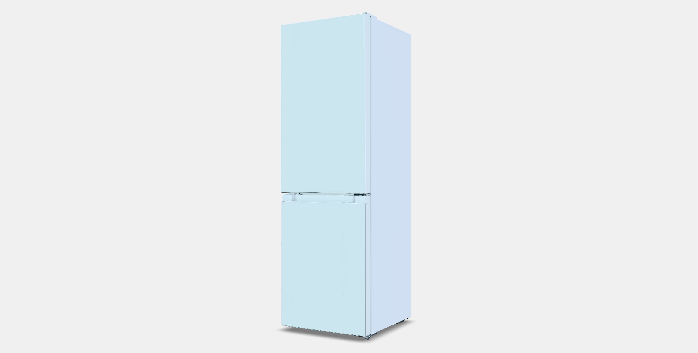 LAGAN Fridge-freezer Low-poly 3D model_11
