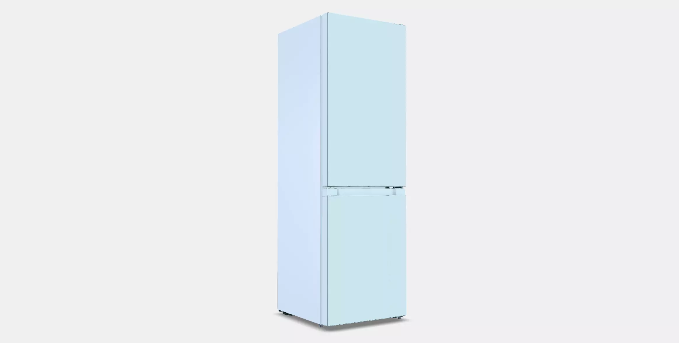 LAGAN Fridge-freezer Low-poly 3D model_0