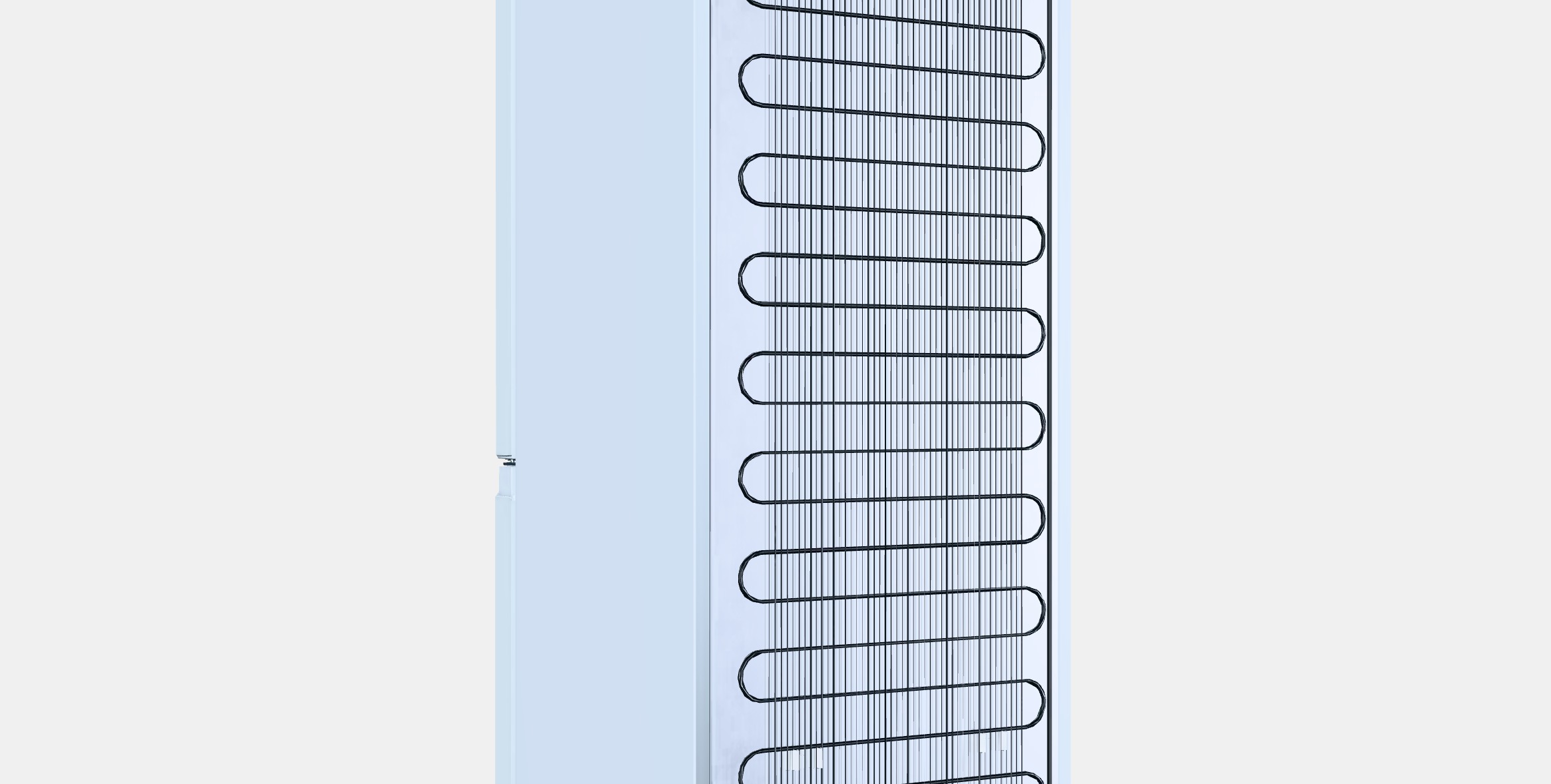 LAGAN Fridge-freezer Low-poly 3D model_3