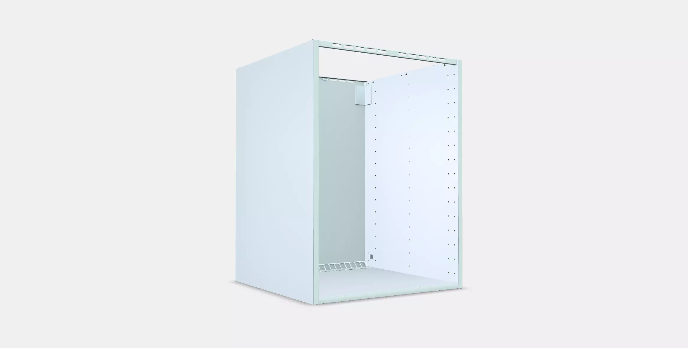 METOD Base cabinet for built-in oven-sink Low-poly 3D model_0