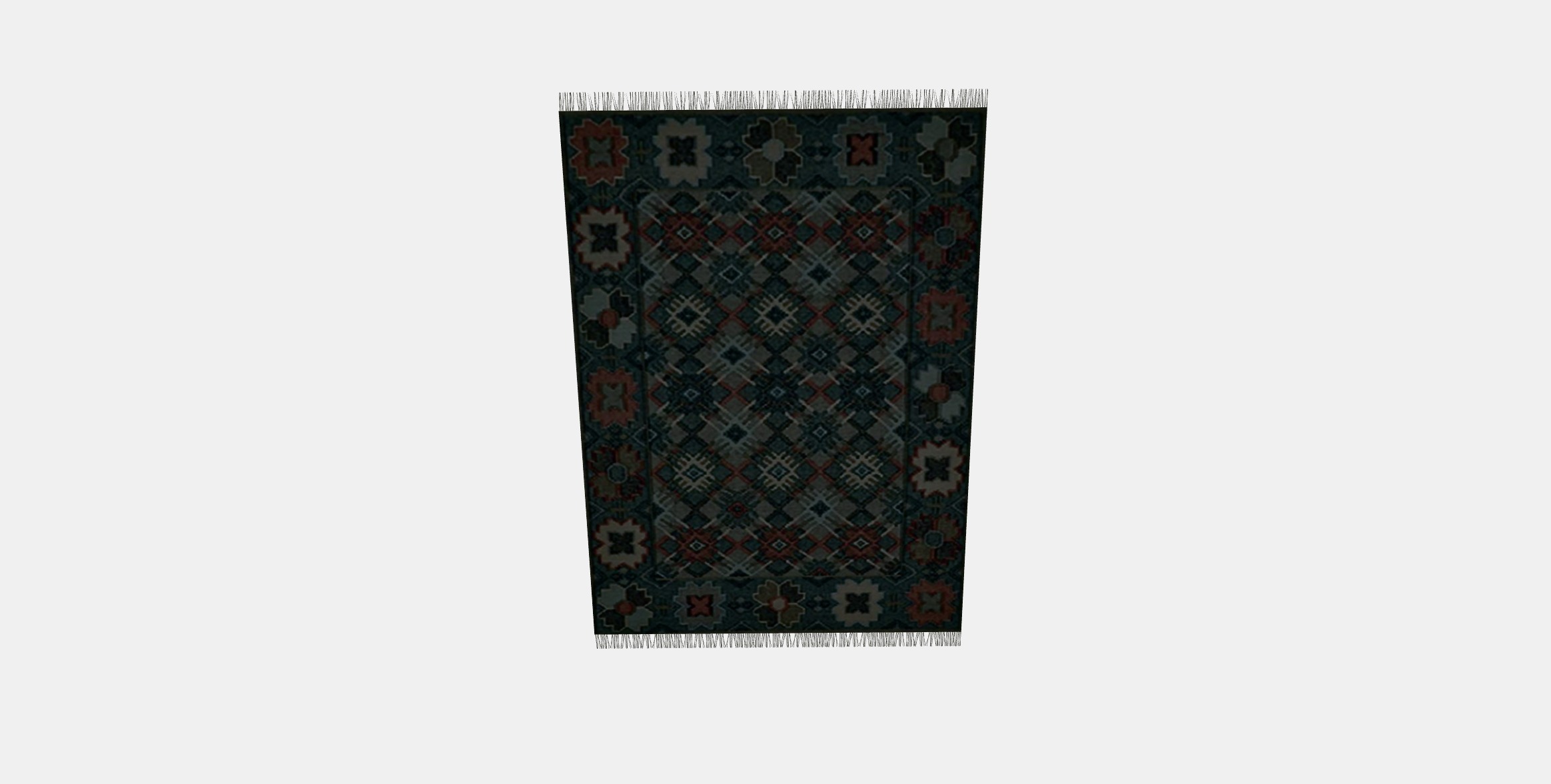 VESTERVIG Rug flatwoven Low-poly 3D model_7