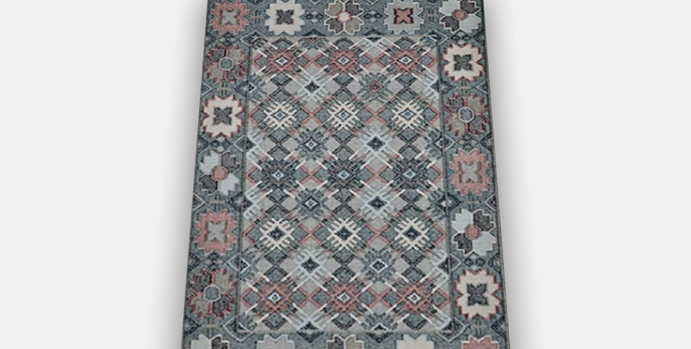 VESTERVIG Rug flatwoven Low-poly 3D model_4