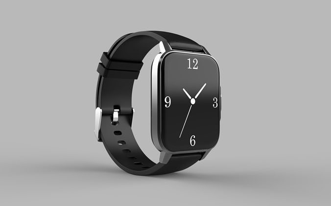 Smart Watch Low-poly 3D model