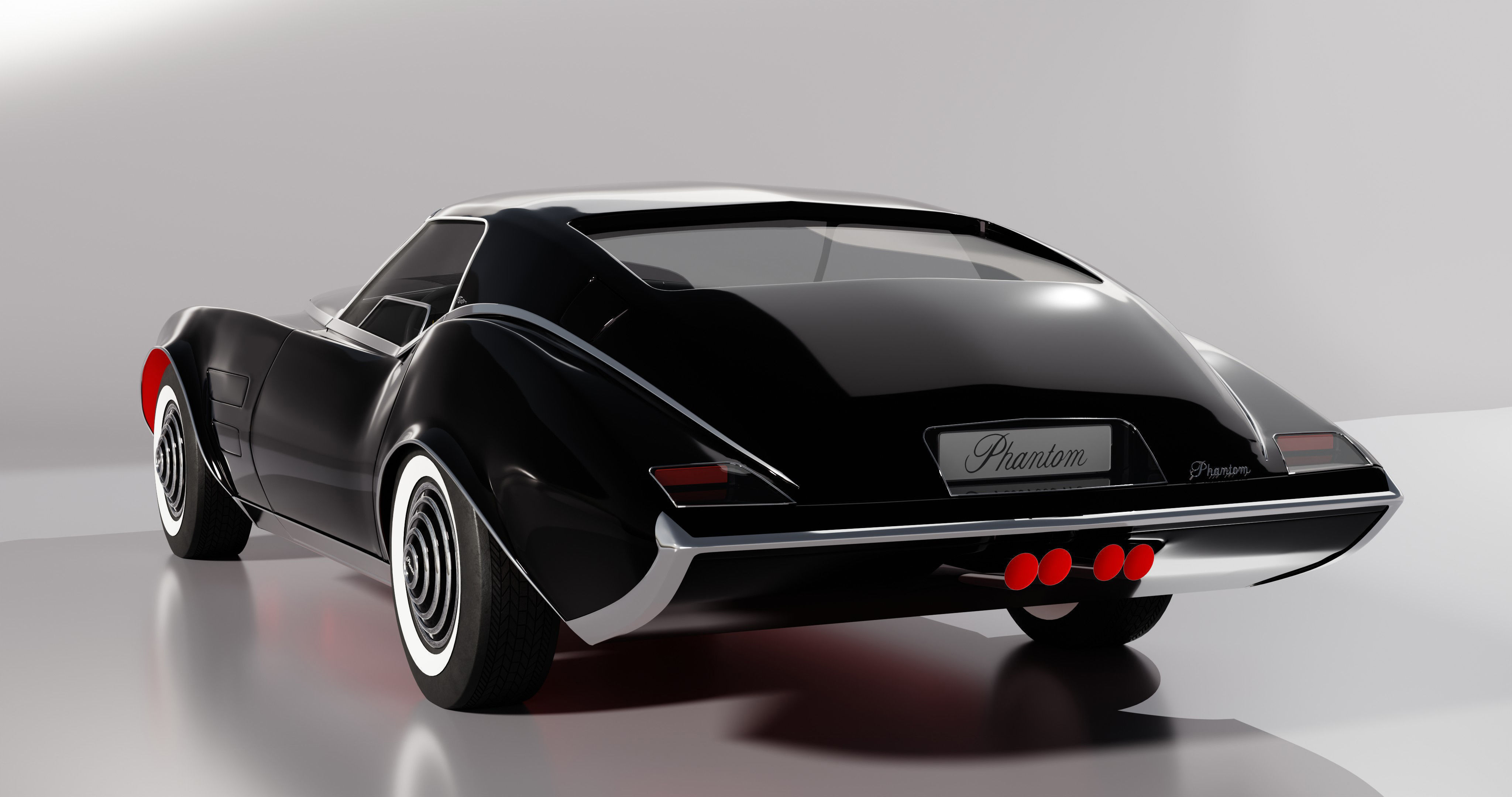 1977 Pontiac Phantom Madame X  Concept  3D model_1