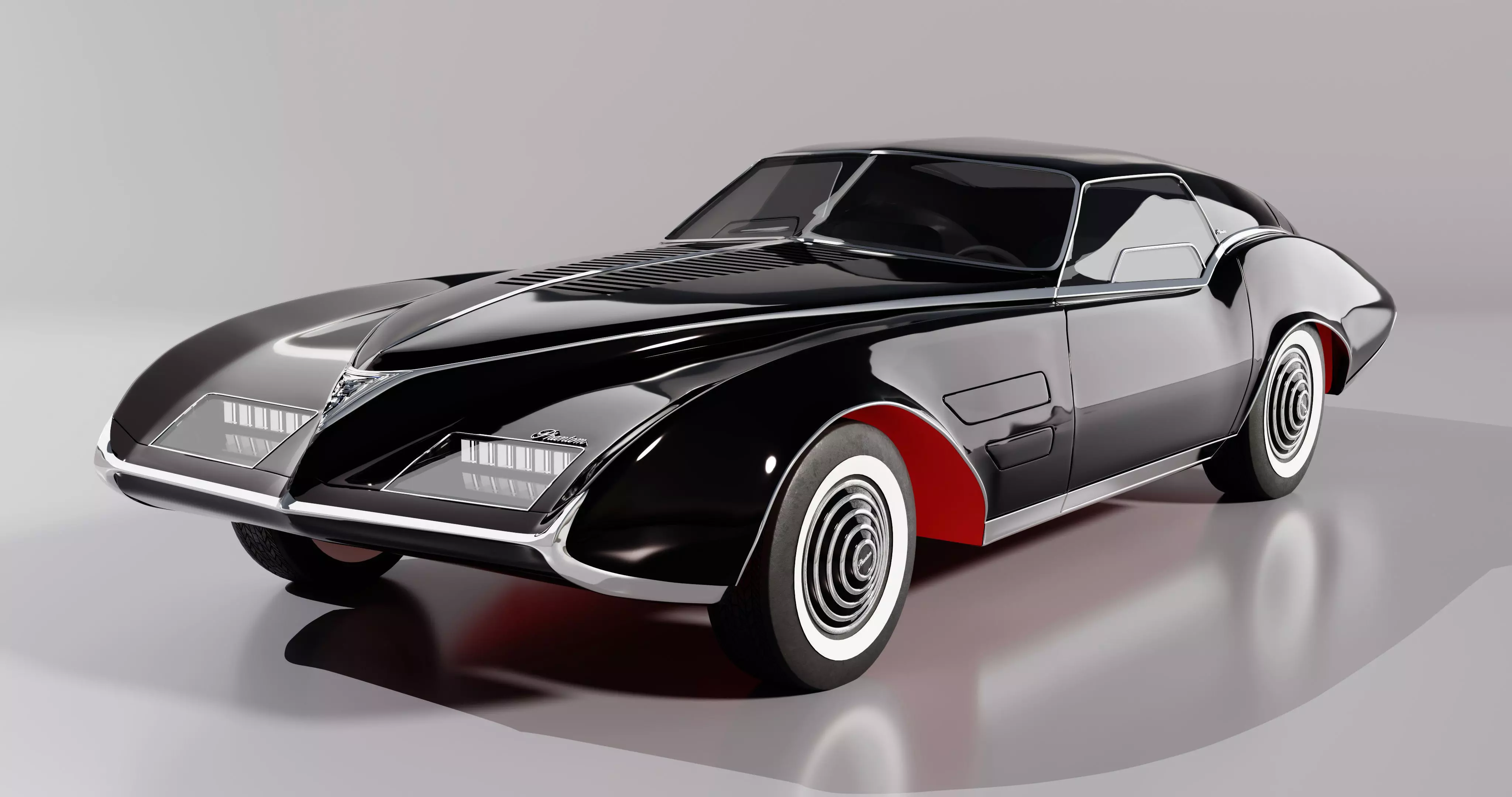 1977 Pontiac Phantom Madame X  Concept  3D model_0