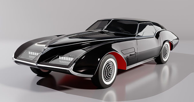 1977 Pontiac Phantom Madame X  Concept  3D model