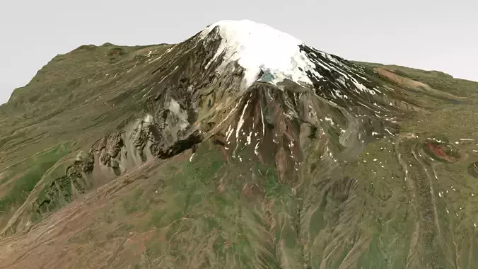 Mountain landscape Ararat Armenia