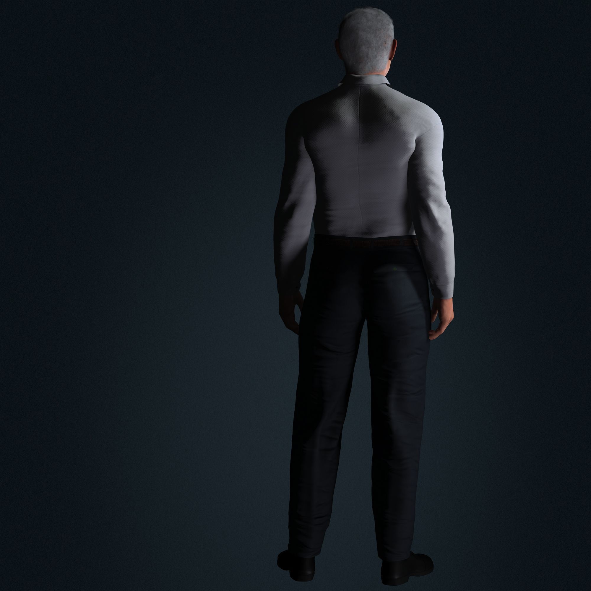 Benjamin Netanyahu 3d model Low-poly 3D model_12