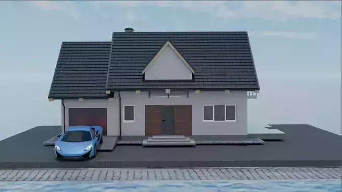 3d exterior house 3D model