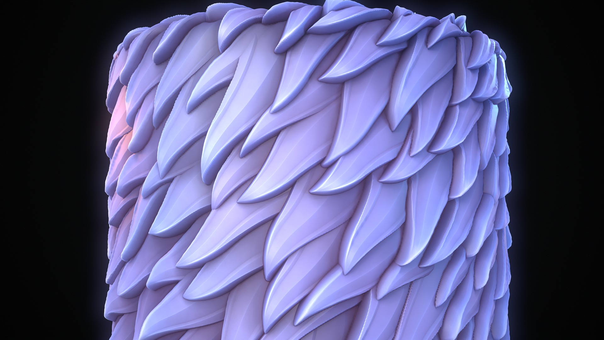 Seamless PBR Stylized fur material textures Texture_1