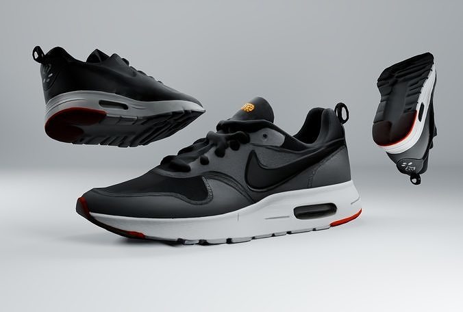 Nike Sneakers Concept Low-poly 3D model