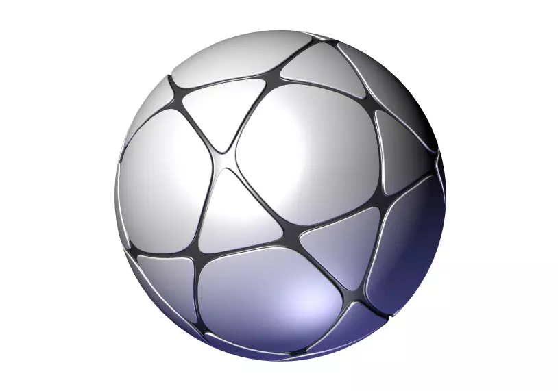 Soccer Ball 3D model_0