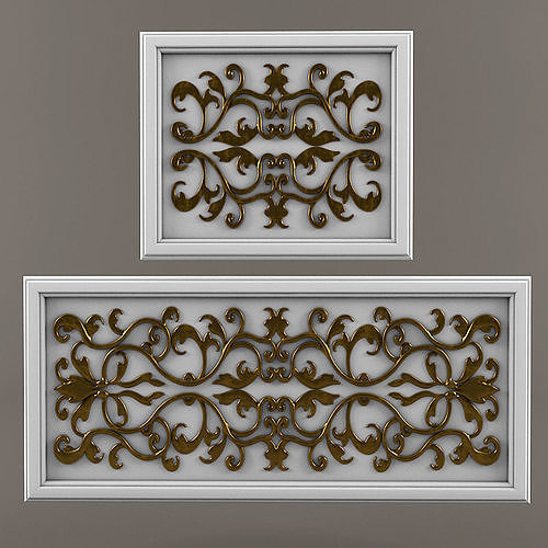 Decorative ornament filling 3D model